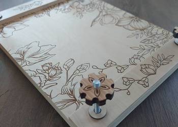 Prasa do suszenia kwiatów ziół zielnik Praska drewniana