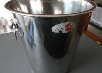 Wiaderko Pojemnik na lód do szampana wina Cooler Inox DOMotti poj. 4l.