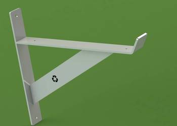 Solidny wspornik - kątownik przysufitowy, rzemiosło