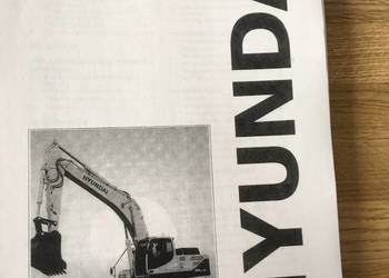 dtr instrukcja obsługi koparka hyundai R300LC-9A i inne