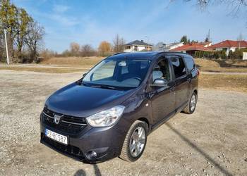 Sprzedam dacia Lodgy. 1,6sce 2017rok,7osob,hak demontowany,nowe Dacia lodgy