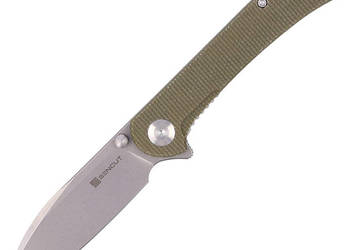 Nóż składany Sencut Scepter Olive Micarta, Stonewashed 9Cr18MoV (SA03E)