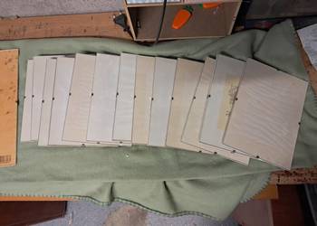 13 szt. używanych szklanych antyramek 15x21 stan db+