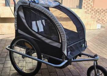 Przyczepka rowerowa DOSKONAŁA AMORTYZACJA
FUNKCJA PRZYCZEPKI,  JOGGERA, SPA