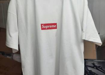 Biala nowa koszulka Supreme L - bez metek