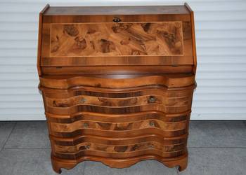 sekretarzyk z drewna orzechowego - jak nowy