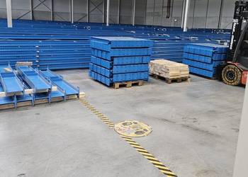 Regały magazynowe wspornikowe wytrzymałe na hale H600 jednostronne JAK NOWE