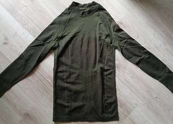 Męska koszulka termoaktywna z długim rękawem SPAIO XL military