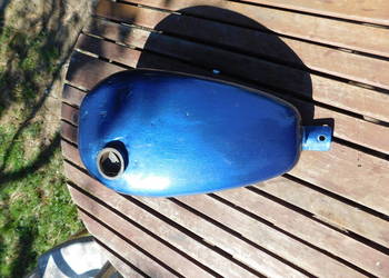 Zabytkowy zbiornik bak  motocyklowy Patent Blau