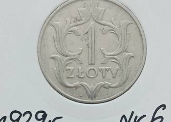 1 złoty  1929 r. - nr. 6 II RP