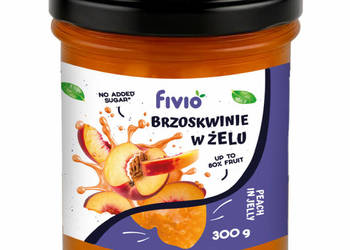 fivio Owoce w żelu - brzoskwinia 300g