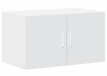 Szafka wisząca biała 70x425x40 cm materiał drewnopochodny WM-846117