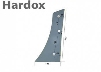 Pierś HARDOX 1067920020 do pługa UNIA grudziądz TUR IBIS VIS