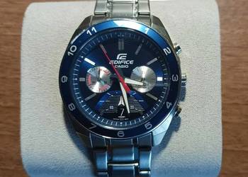 Zegarek Casio Edfice Chronograf - świetny stan, niebieski