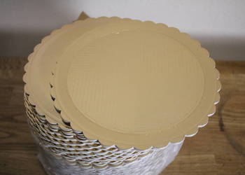 Okrągłe podkładki pod tort (grube), średnica 24 cm
