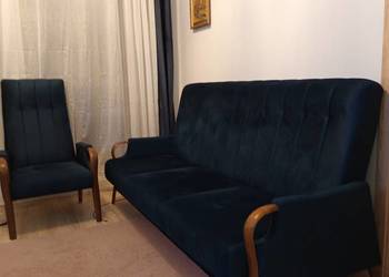 Wersalka FELICJA II i FOTEL w komplecie super stanie z Agata Meble - OKAZJA