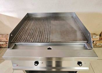 Płyta grillowa Fagor 70 cm gaz - 1/2 gładka 1/2 ryflowana