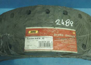 Okładziny hamulcowe 140x401x10.5 Autosan