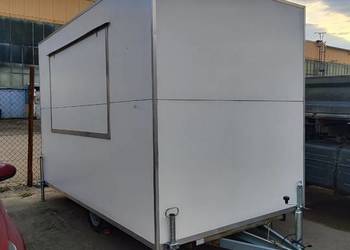 Przyczepa gastronomiczna - food truck, kurczak z rożna, gotowy biznes