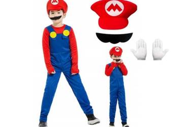 Strój jak Mario M 110-120 przebranie kostium
