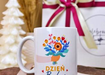 Kubek ceramiczny z nadrukiem - prezent Dzień babci