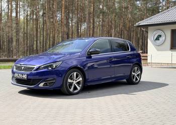 Peugeot 308 GT LINE hatchback 2015r benzyna 131KM skóra alcantara