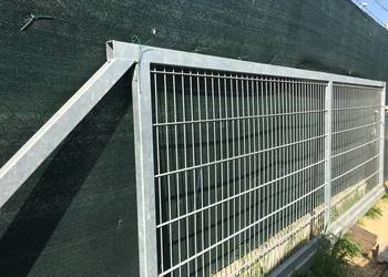 Brama przesuwna pod automat 2 D 8-6-8- ocynk ogniowo H-1,5 L-4m komplet