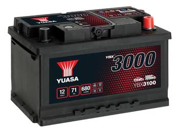 Akumulator 71Ah 680A Yuasa YBX3100 Standard 12V Prawy Plus Akumulator 71Ah 680A Yuasa YBX3100 Standard 12V Prawy Plus