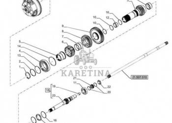 New Holland T6070 Koło zębate 87693136