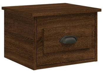 Wiszące szafki nocne 2 szt. brązowy dąb 415x36x28 cm WM-816391