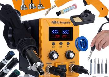 Zestaw Rosfix Fusion PRO S2 2w1 | Hot Air 760W, Spawarka, ESD