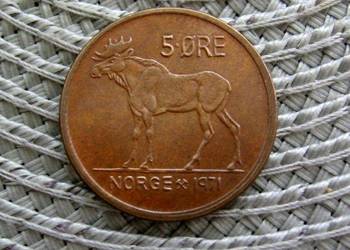 Norwegia 5 Ore 1971r