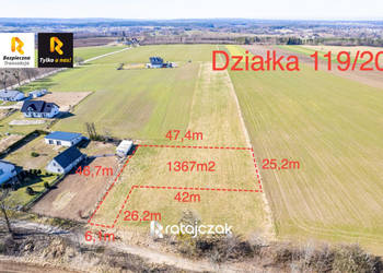 Sprzedaż gruntu 1592m2 Sopieszyno Topolowa