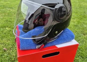 Kask motocyklowy na skuter LS2 r. XL + pokrowiec i karton