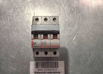 Wyłącznik nadprądowy S303 TX3 D 20A/6kA 3P 403756 LEGRAND