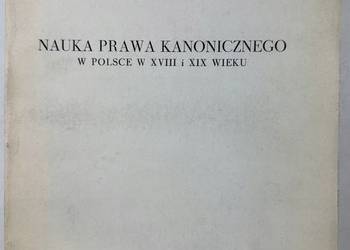 Nauka prawa kanonicznego w Polsce w XVIII i XIX