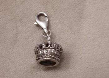 zawieszka korona srebro