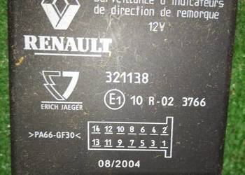 Renault JAEGER MODUŁ STEROWNIK HAKA HOLOWNICZEGO OE 321138