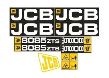 Naklejki naklejka JCB ZTS 8055 8065 8085 Zamiennik