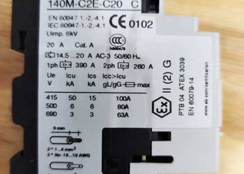 Wyłącznik silnikowy Allen-Bradley 140M-C2E-C20.