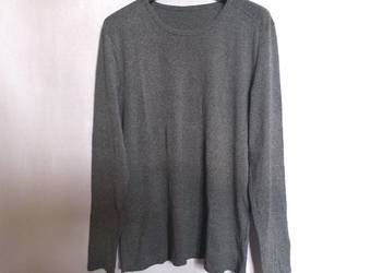 koszulka Długi Rękaw SZARY Longsleeve r. XL-2XL Unisex NOWE