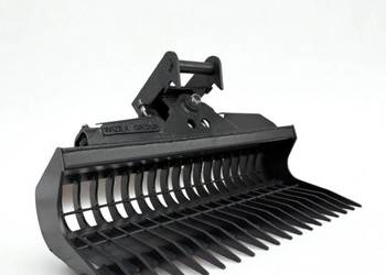Łyżka skarpowa ażurowa, grabie hydrauliczne 120cm 2,6-3,5t