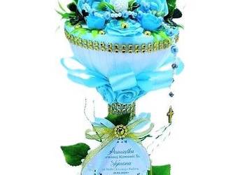 Pamiątka z okazji I Komunii Świętej KIELICH z różańcem FB emilcia22