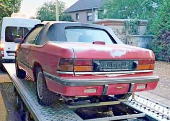CHRYSLER LEBARON LE BARON CABRIO 87-90  OSŁONA DACHU MECHANIZM SKŁADANIA SZ