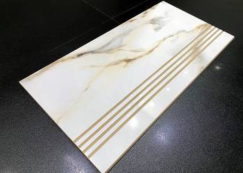 Marmur na schodach, CALACATTA 30x60 WYSOKI POŁYSK!