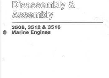 Caterpillar 3508 3512 3516 instrukcja naprawy silnik