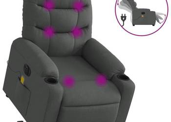 vidaXL Podnoszony fotel masujący, elektryczny, rozkładany(SKU:3206673)
