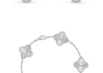 Bransoletka + kolczyki premium na van Cleef & arpels