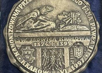 Medal pamiątkowy Jana Pawła II – projekt Czesława Dźwigaja, 1997