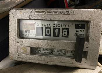 Taxometr PRL Fiat 125 polonez